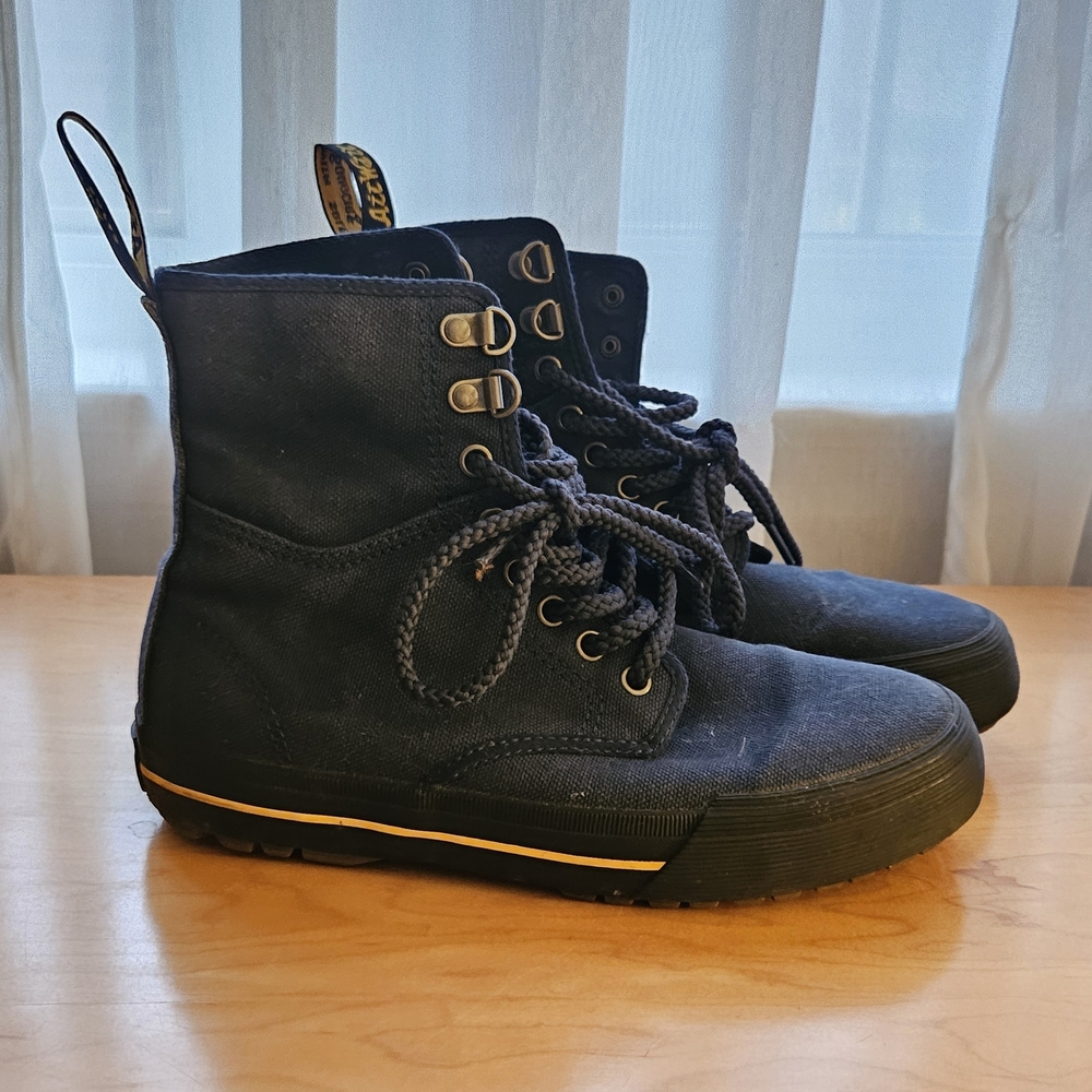 Dr. Martens Navy Canvas High-Tops